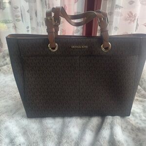 Michael Kors Dark Brown Signature Tote